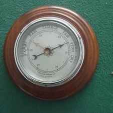 Vintage Barometer Made In England Working Condition