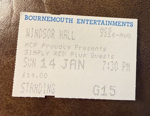 Simply red rare - rare, ticket