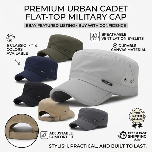 Mens cap army - cap, cadet