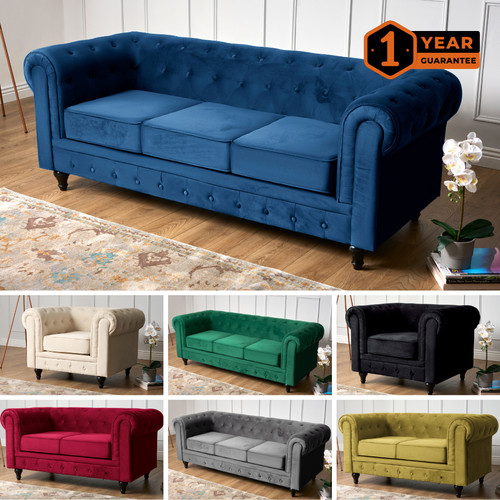 Chesterfield sofa suite - chesterfield,