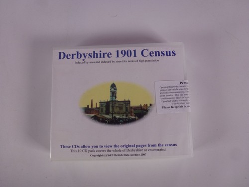 Derbyshire 1901 census pack - derbyshire,