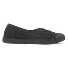 Lilley Womens Canvas Black