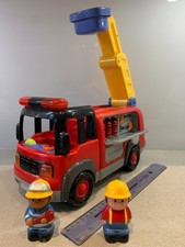 ELC Happyland Large Red Fire Engine Lights & Sounds & 2 Firemen