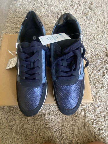 Pavers navy wedge sole - wedge,