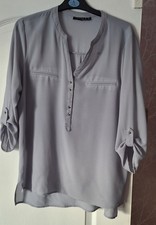 Size 12 Primark Grey Blouse