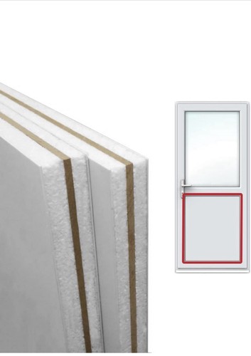 Reinforced upvc door panel - reinforced,