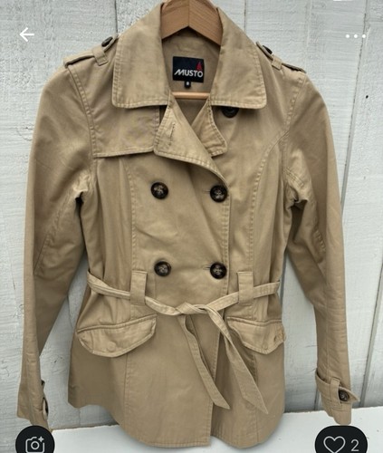 Women short trench coat - trench, by