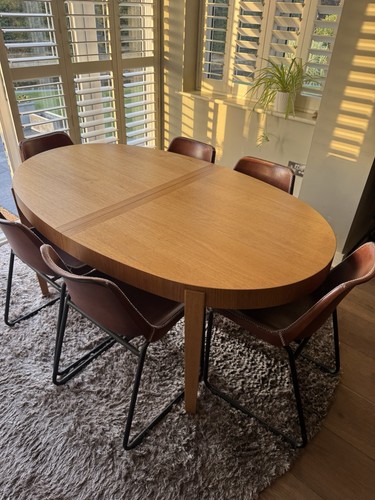Oval wood dining - dining, &