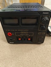 DC Power Supply Rapid PS3025 0-30v 2.5 Amp upElectronics Bench Mount Untested
