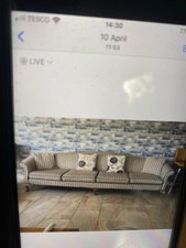 Rare regency sofa 10foot long - rare,