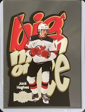 Jack Hughes - 2021-22 Skybox NHL Metal Universe - Die Cut - Big Men on Ice 