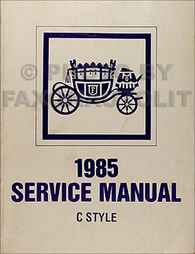1985 body shop manual - 1985,