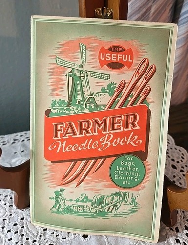 Vintage farmer needle book for - vintage,