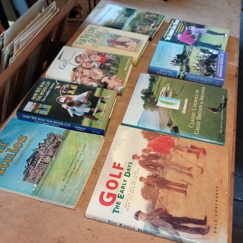 Lot golf books rules - books,