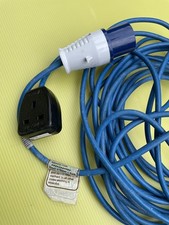 1 Way 16A Motorhome Caravan Camping Mains Electric Hook up Extension Lead 12m
