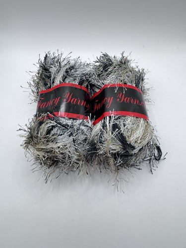 Eyelash yarn fancy - 2x,