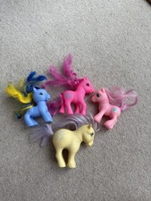 Bundle 4 Ponies Toys Including Vintage My Little Pony
