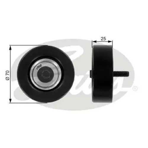 Belt pulley metal - metal, t36175