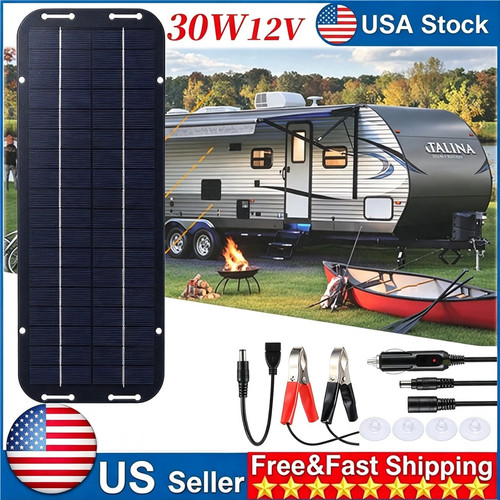 30w solar panel - 30w, trickle