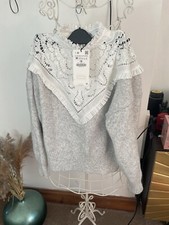 Zara Grey Embroidered