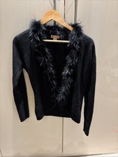 Monsoon Black Lambswool&Angora