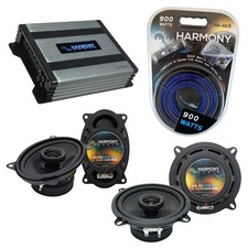 BMW 7 Series 1977-1989 Factory Speaker Upgrade Harmony R46 R5 & HA-A400.4 Amp