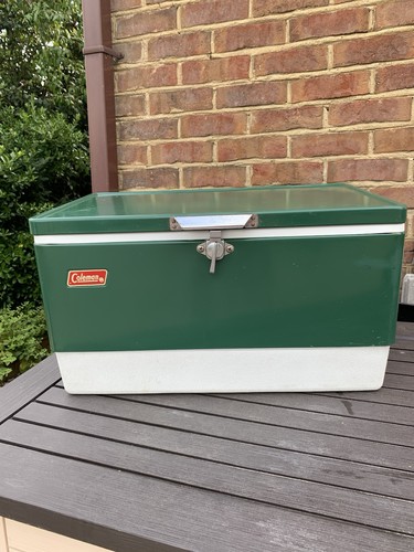 Vintage coleman green metal - coleman,
