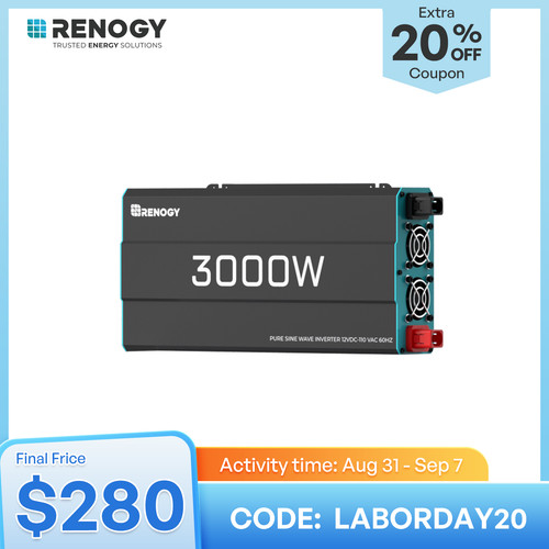Renogy 3000w pure sine wave - renogy,