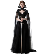 Black Vampire Cloak Stand-up