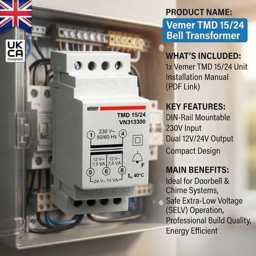 Model tmd din rail - 15/24, din-rail