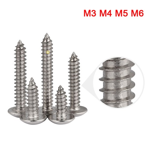 Stainless steel phillips - m3-m6,