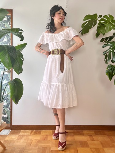 Vtg 70s lanz white - 70s,