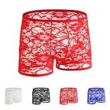 Sleek transparent men's lace