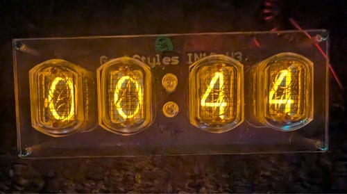 Nixie tube clock - clock, in-12