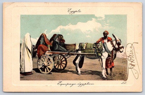 Antique egypt postcard cairo - postcard,
