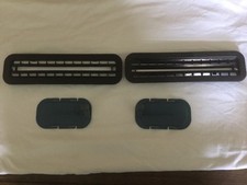 Pair Of Original VW Bay Window T 2 Van Front Door Panel Vents And Slides 1977