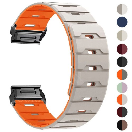 Magnetic silicone strap - silicone, watch