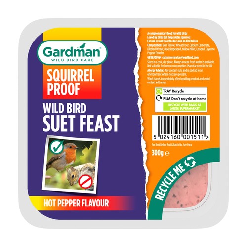 Gardman squirrel proof - proof, suet