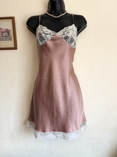 Vintage august silk - vintage, pink