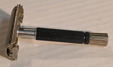 Vintage Gillette O-4 Black Super Speed Safety Razor