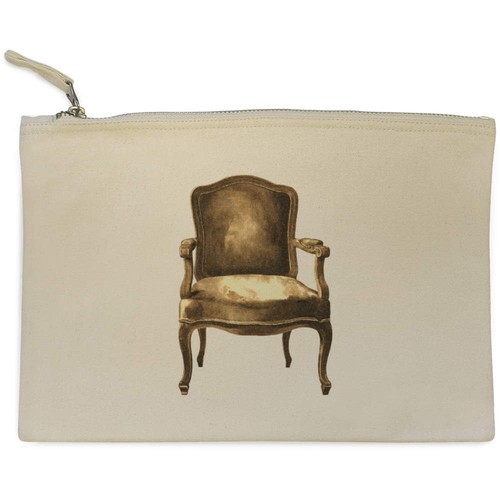 Antique armchair canvas zip - 'antique,