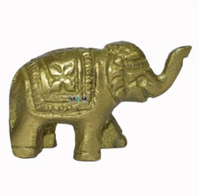 Brass Elephant Trunk Up Ethnic