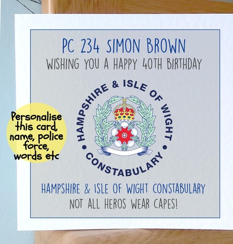 Personalised policeman police - policeman,