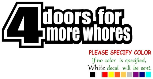 Doors for more whores - for,