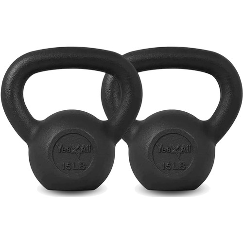 Cast iron kettlebell set - lb,