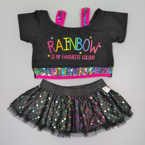 Build bear black rainbow - a,