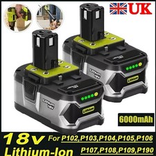 2x 6.0Ah Lithium Battery For