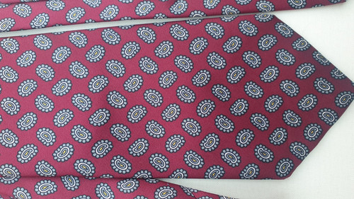 Red paisley casual - red, italian