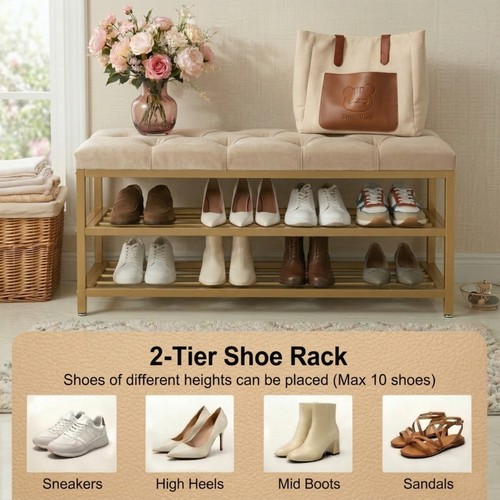 Shoe bench storage - shoe,