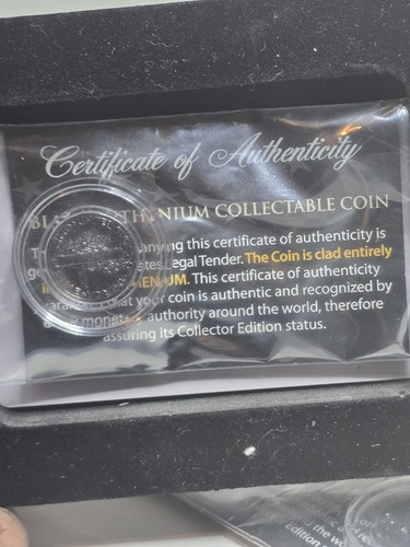 Mercury dime black rhodium - dime,